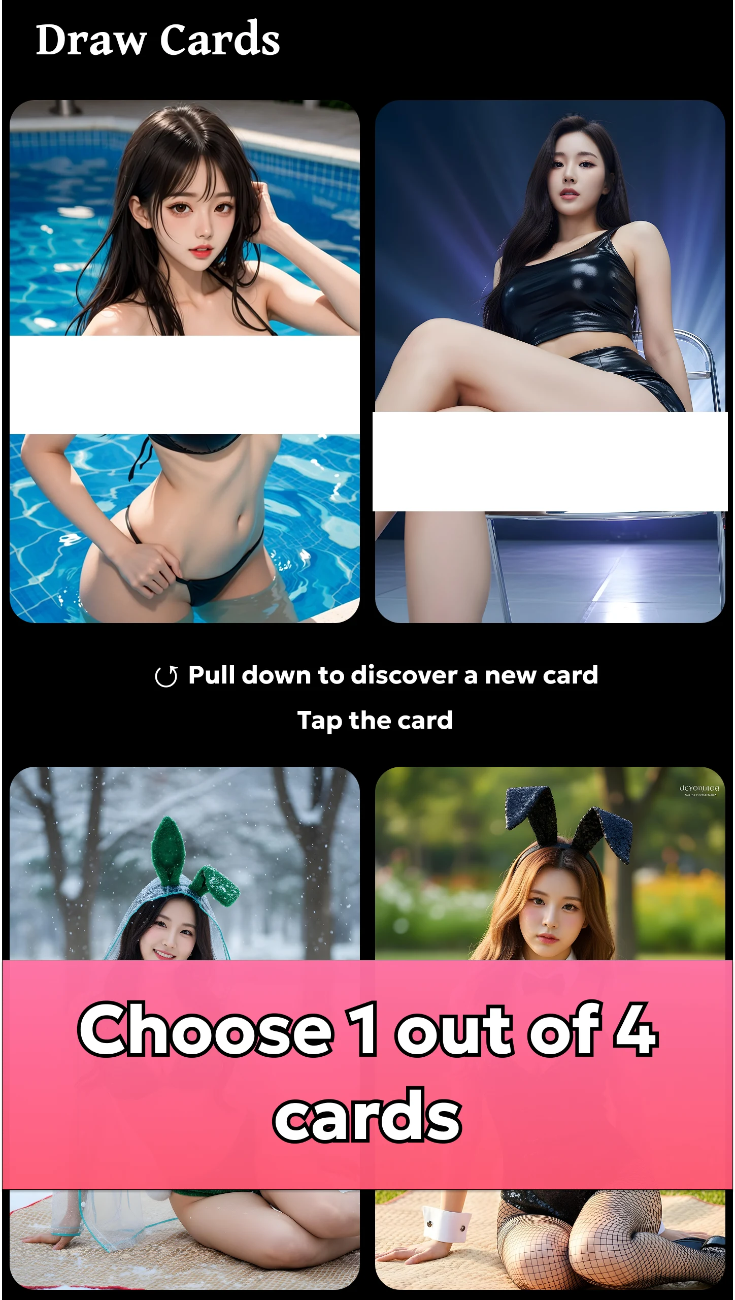 Sexy girl photo video feed screenshot