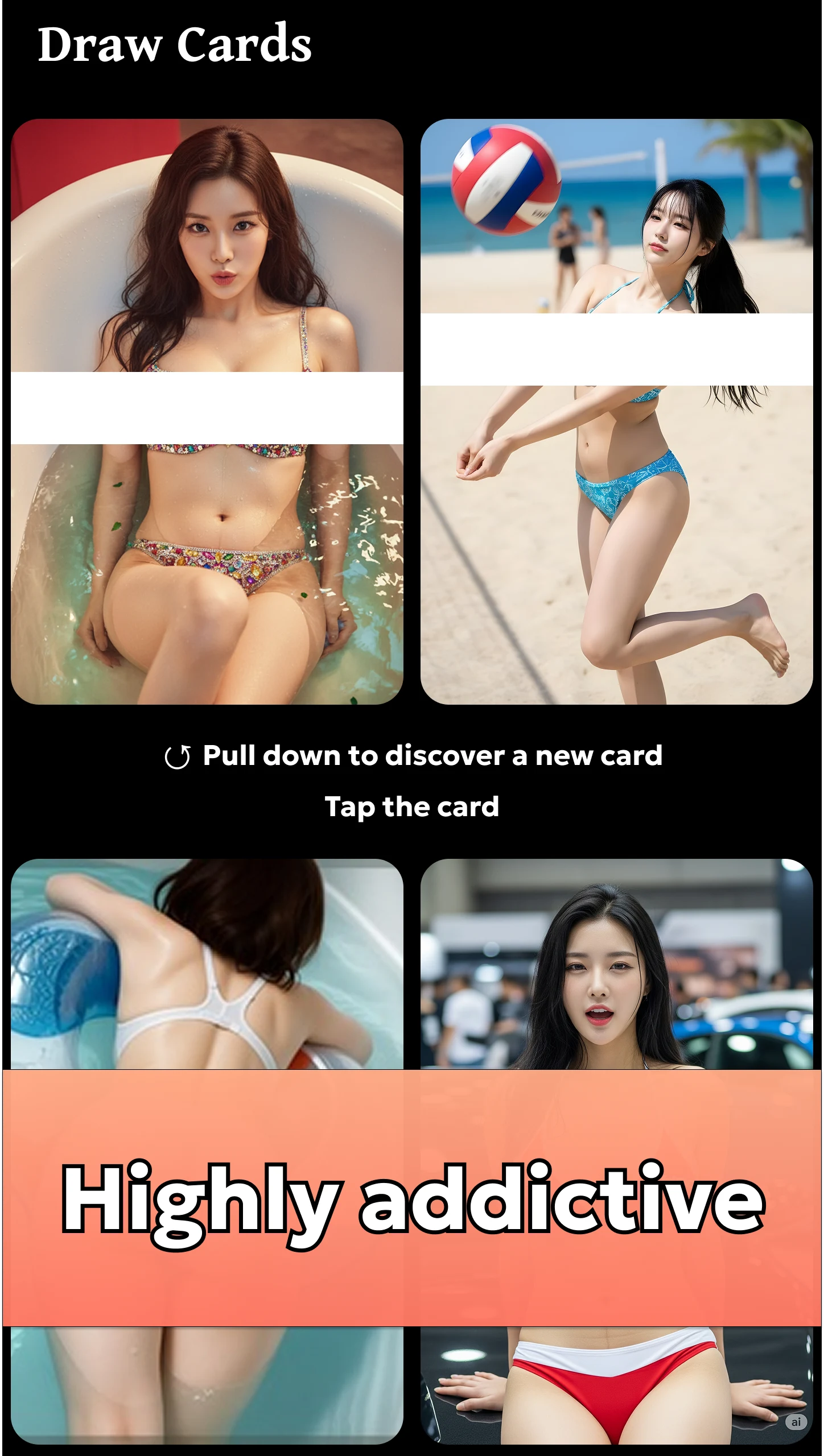Sexy girl photo video feed screenshot